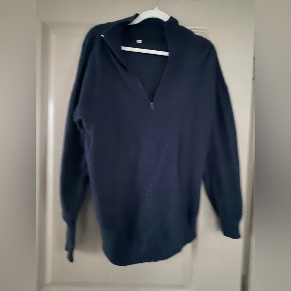Elegant Navy Women's Cardigan
